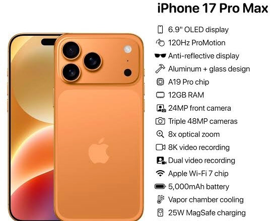 iPhone 17 Pro Max - New